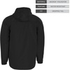 image:imageHolloway Bionic Hooded Jacket  Mens Allweather Athletic Gear Crafted for Athletes and TeamsBlack Carbon