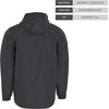 image:imageHolloway Bionic Hooded Jacket  Mens Allweather Athletic Gear Crafted for Athletes and TeamsCarbonBlack