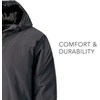 image:imageHolloway Bionic Hooded Jacket  Mens Allweather Athletic Gear Crafted for Athletes and TeamsCarbonBlack