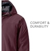 image:imageHolloway Bionic Hooded Jacket  Mens Allweather Athletic Gear Crafted for Athletes and TeamsMaroonCarbon