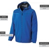 image:imageHolloway Bionic Hooded Jacket  Mens Allweather Athletic Gear Crafted for Athletes and TeamsRoyalCarbon