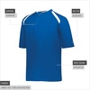 image:imageHolloway Clubhouse Short Sleeve Pullover Cage Jacket  Stretch Mesh Quarter Zip Low Profile CollarRoyalWhite