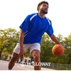 image:imageHolloway Clubhouse Short Sleeve Pullover Cage Jacket  Stretch Mesh Quarter Zip Low Profile CollarWhiteGraphite
