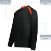 image:imageHolloway Mens Clubhouse Pullover Cage Jacket  Quarter Zip  Stylish Long Sleeves  Ultimate ComfortBlackOrange