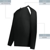 image:imageHolloway Mens Clubhouse Pullover Cage Jacket  Quarter Zip  Stylish Long Sleeves  Ultimate ComfortBlackWhite