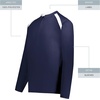 image:imageHolloway Mens Clubhouse Pullover Cage Jacket  Quarter Zip  Stylish Long Sleeves  Ultimate ComfortNavyWhite