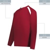 image:imageHolloway Mens Clubhouse Pullover Cage Jacket  Quarter Zip  Stylish Long Sleeves  Ultimate ComfortScarletWhite