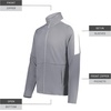 image:imageHolloway Mens Holloway Crosstown JacketGraphiteWhite