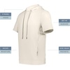 image:imageHolloway Mens Holloway Ventura Soft Knit Short Sleeve Hoodie  Athletic Sweatshirt for Men for Training Gym Or Casual WearBirch