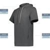 image:imageHolloway Mens Holloway Ventura Soft Knit Short Sleeve Hoodie  Athletic Sweatshirt for Men for Training Gym Or Casual WearCarbon Heather
