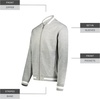 image:imageHolloway Mens Holloway Vstreet Full Zip JacketAthletic HeatherWhite