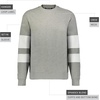image:imageHolloway Mens Jackson Way CrewCarbon HeatherWhite