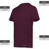 image:imageHolloway Mens Powered By Coolcore Short Sleeve Hoodie  Athleticfit Gym Hoodie With 4way Stretch and Cooling FabricMaroon