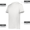 image:imageHolloway Mens Powered By Coolcore Short Sleeve Hoodie  Athleticfit Gym Hoodie With 4way Stretch and Cooling FabricWhite