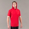 image:imageHolloway Mens Powered By Coolcore Short Sleeve Hoodie  Athleticfit Gym Hoodie With 4way Stretch and Cooling FabricWhite