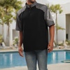 image:imageHolloway Raider Pullover Cage Jacket  WeatherResistant Quarter Zip Athletic Wear with Sleeve PocketCarbon PrintBlack