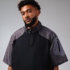 image:imageHolloway Raider Pullover Cage Jacket  WeatherResistant Quarter Zip Athletic Wear with Sleeve PocketCarbon PrintGraphite