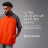 image:imageHolloway Raider Pullover Cage Jacket  WeatherResistant Quarter Zip Athletic Wear with Sleeve PocketCarbon PrintPurple