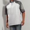 image:imageHolloway Raider Pullover Cage Jacket  WeatherResistant Quarter Zip Athletic Wear with Sleeve PocketCarbon PrintWhite