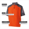 image:imageHolloway Raider Pullover Cage Jacket  WeatherResistant Quarter Zip Athletic Wear with Sleeve PocketOrange