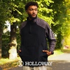 image:imageHolloway Raider Pullover Cage Jacket  WeatherResistant UltraLight Quarter Zip Sleeve Pocket  For Outdoors amp TravelCarbon PrintBlack