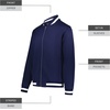 image:imageHolloway VStreet Full Zip JacketNavyWhite