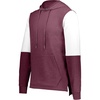 Maroon Heather/White