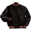 Black/Burnt Orange/White