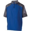 image:imageHolloway Raider Pullover Cage Jacket  WeatherResistant Quarter Zip Athletic Wear with Sleeve PocketRoyal