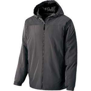 image:imageHolloway Bionic Hooded Jacket  Mens Allweather Athletic Gear Crafted for Athletes and TeamsCarbonBlack