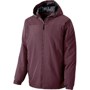 image:imageHolloway Bionic Hooded Jacket  Mens Allweather Athletic Gear Crafted for Athletes and TeamsMaroonCarbon