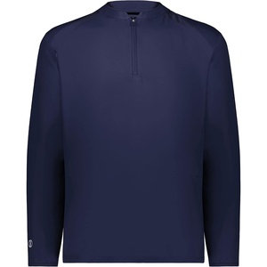 image:imageHolloway Mens Clubhouse Pullover Cage Jacket  Quarter Zip  Stylish Long Sleeves  Ultimate ComfortNavyNavy