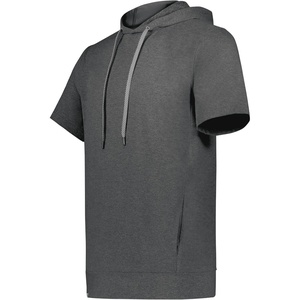 image:imageHolloway Mens Holloway Ventura Soft Knit Short Sleeve Hoodie  Athletic Sweatshirt for Men for Training Gym Or Casual WearCarbon Heather