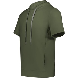 image:imageHolloway Mens Holloway Ventura Soft Knit Short Sleeve Hoodie  Athletic Sweatshirt for Men for Training Gym Or Casual WearOlive