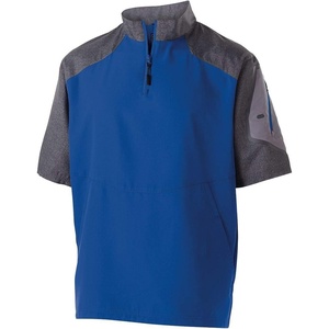image:imageHolloway Raider Pullover Cage Jacket  WeatherResistant Quarter Zip Athletic Wear with Sleeve PocketRoyal