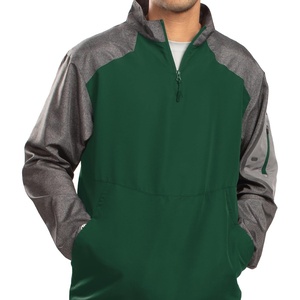 image:imageHolloway Raider Pullover Cage Jacket  WeatherResistant UltraLight Quarter Zip Sleeve Pocket  For Outdoors amp TravelCarbon PrintForest