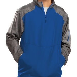 image:imageHolloway Raider Pullover Cage Jacket  WeatherResistant UltraLight Quarter Zip Sleeve Pocket  For Outdoors amp TravelCarbon Prt Royl