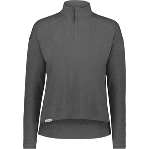 image:imageHolloway womens Holloway Ladies Ventura 14 Zip PulloverCarbon Heather
