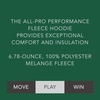image:imageHolloway AllPro Performance Fleece HoodieDark Green HeatherSilver