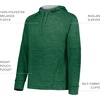 image:imageHolloway AllPro Performance Fleece HoodieDark Green HeatherSilver