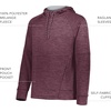 image:imageHolloway AllPro Performance Fleece HoodieMaroon HeatherSilver