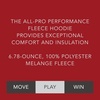 image:imageHolloway AllPro Performance Fleece HoodieScarlet HeatherSilver