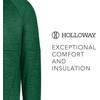 image:imageHolloway Boys Holloway Youth Allpro Performance Fleece HoodieDark Green HeatherSilver