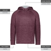 image:imageHolloway Boys Holloway Youth Allpro Performance Fleece HoodieMaroon HeatherSilver