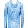 image:imageHolloway Boys Youth Stock Cottontouch Poly HoodieColumbia Blue Cloud Print