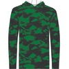 image:imageHolloway Boys Youth Stock Cottontouch Poly HoodieDark Green Glacier Print