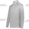 image:imageHolloway Mens 14 Zip Pullover Powered By CoolcoreAthletic Grey