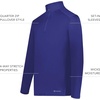 image:imageHolloway Mens 14 Zip Pullover Powered By CoolcorePurple