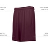 image:imageHolloway Mens Augusta Whisk 20 ShortMaroon Hlw