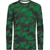 image:imageHolloway Mens CottonTouch Poly Cloud Long Sleeve TeeDark Green Glacier Print